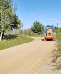 проведен ремонт участка дороги в д.Ярковичи - фото - 1